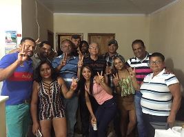 João Neto e família.-Brasília