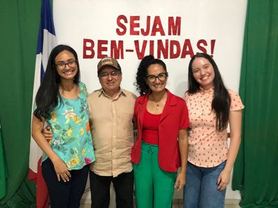 Dra Hellen Araújo,Prefeito Arival Viana, Sec.da Saúde Nadia Caitano e Dra. Bianca Sampaio